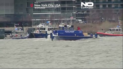 Épave d'hélicoptère retirée de l'Hudson River après un accident mortel à New York