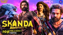 RAM POTHENENI - SKANDA - New (2025) Released South Indian Movie Hindi Dubbed - New South Movie 2025