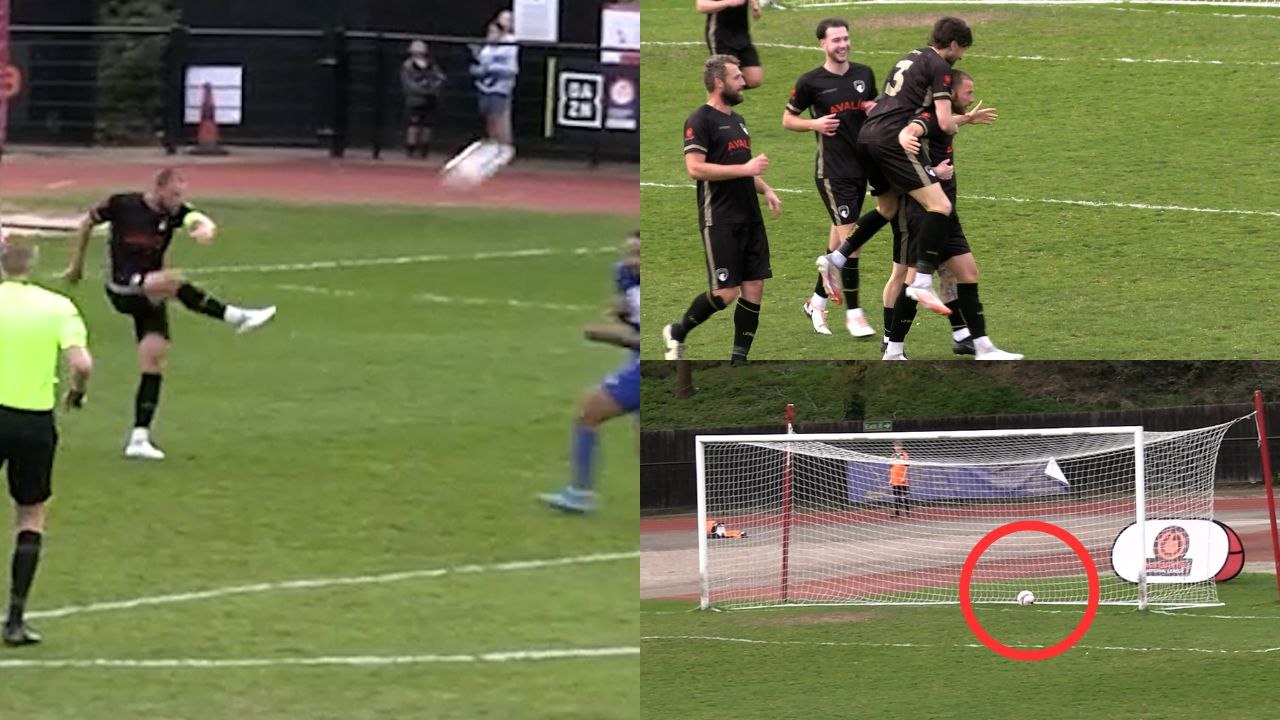 Fußballer erzielt eines der längsten Tore aller Zeiten und vollendet damit einen Hattrick