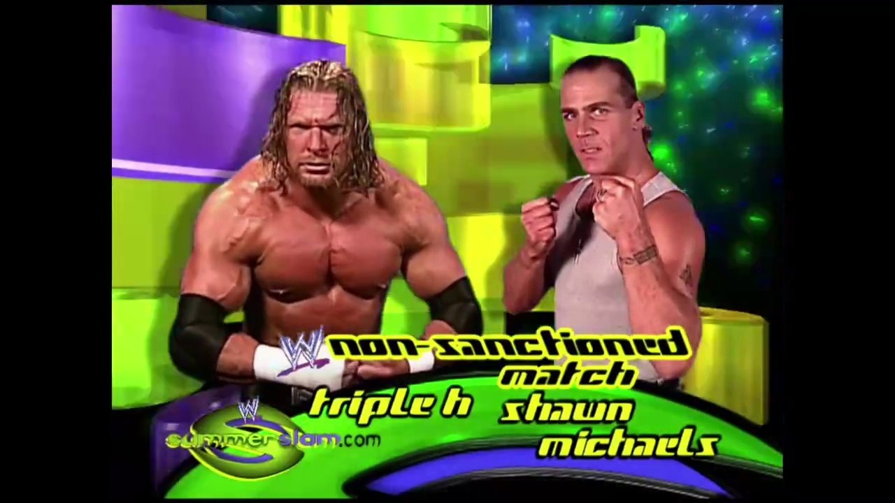 Triple H vs Shawn Michaels Non-Sanctioned Match - Summerslam 2002 25/8/02