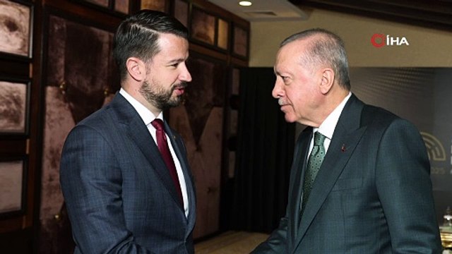 Cumhurbaşkanı Recep Tayyip Erdoğan Karadağ Cumhurbaşkanı Jakov Milatovic ile görüştü