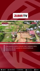 Pencemaran Lumpur Diduga dari Tambang Emas, Puluhan Hektar Sawah di  Cihaur Simpenan Sukabumi Rusak