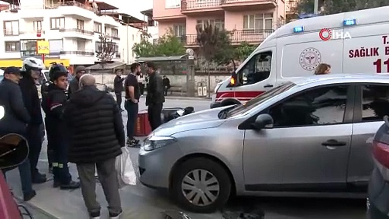 Yola fırlayan araç zincirleme kazaya sebep oldu