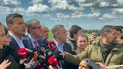 CHP heyeti Silivri'de konuştu: "Düzmece iddianamelerle milletin iradesine ket vuramazsınız"