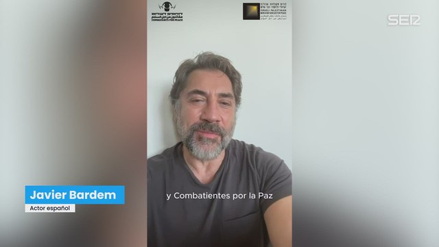Javier Bardem defiende la convivencia entre palestinos e israelíes