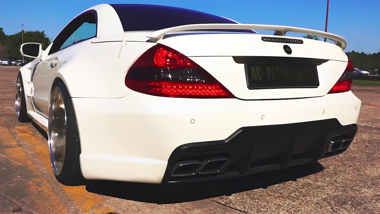 Mercedes SL65 AMG Sound V12 Biturbo by AC Performance Acceleration Exhaust Revs R230