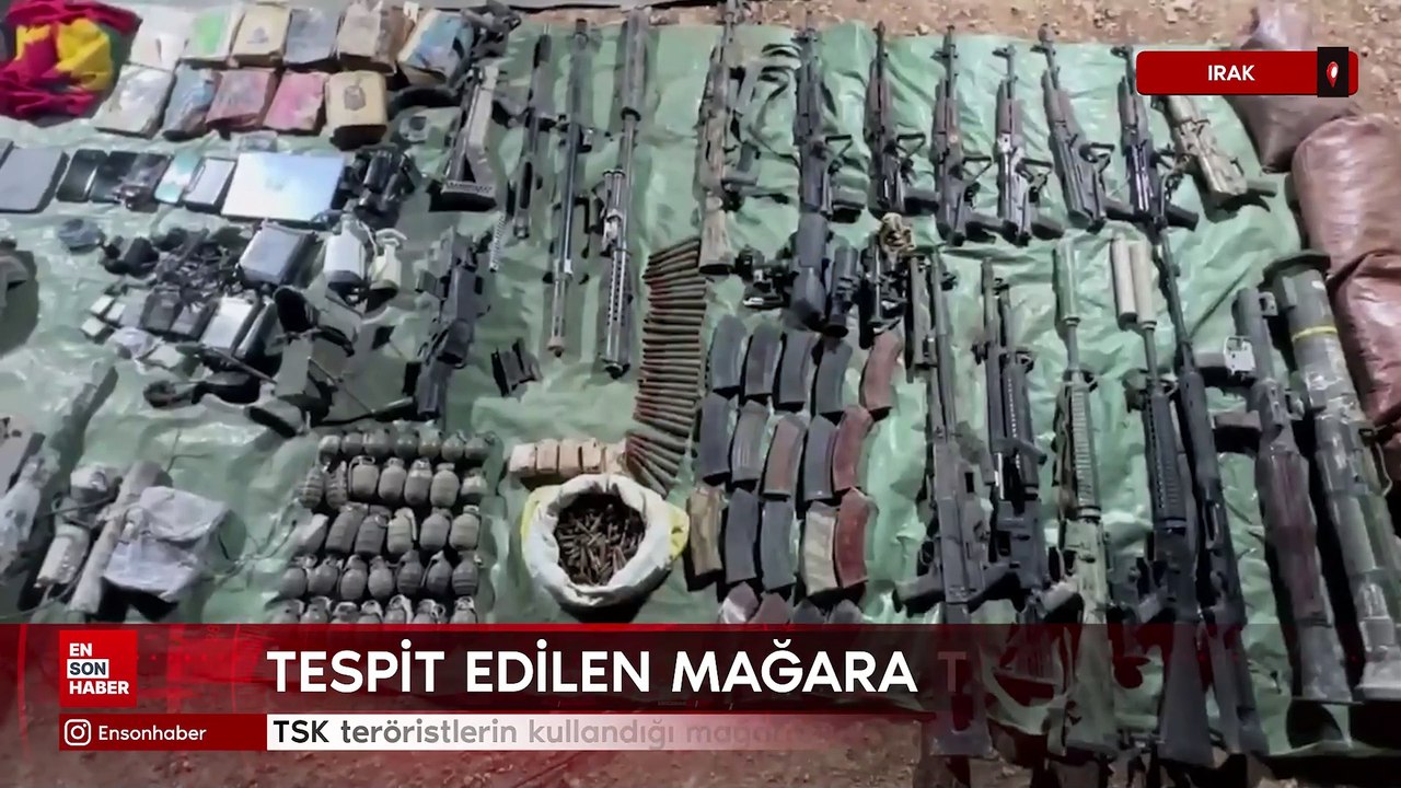 MSB paylaştı: Pençe-Kilit bölgesinde çok sayıda silah ve mühimmat ele geçirildi