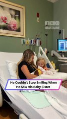 First Time Meeting His Newborn Sister — Cutest Big Brother Moment Ever!