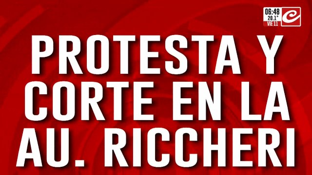 Caos en la Riccheri: trabajadores del peaje vuelven a cortar la autopista