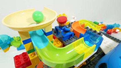 Build Airplane Track [Blocks And Marbles]