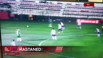 Maltepe'de halı saha maçı sırasında fenalaştı