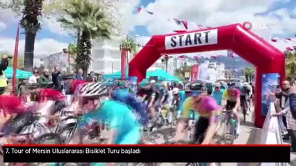 7. Tour of Mersin Uluslararası Bisiklet Turu'nda start verildi