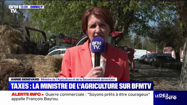 Taxes américaines: L'alimentation est devenue véritablement une arme , assure Annie Genevard, ministre de l'Agriculture