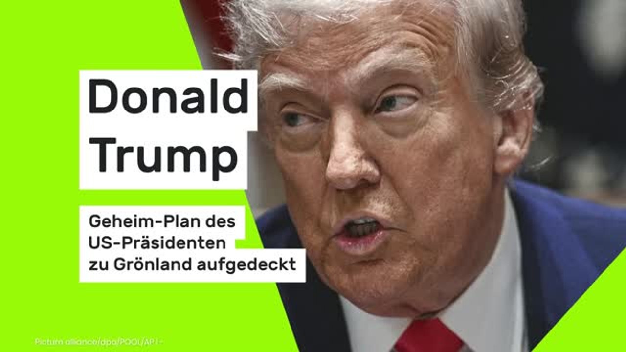Donald Trump: Geheim-Plan des US-Präsidenten zu Grönland aufgedeckt