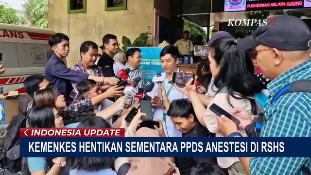 Buntut Kasus Pemerkosaan, PPDS Anestesi di RSHS Bandung Dihentikan Sementara oleh Kemenkes