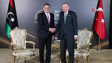 Cumhurbaşkanı Erdoğan, Libya Başbakanı Abdulhamit Dubeybe yı kabul etti