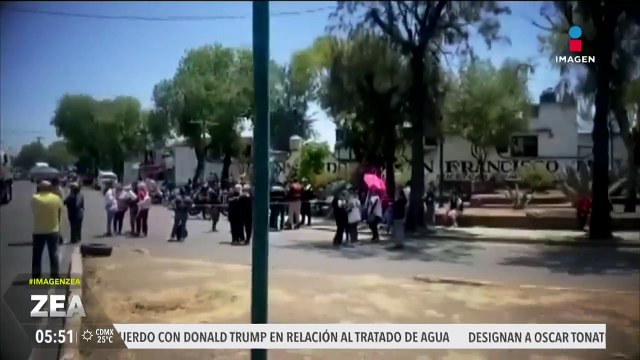 Manifestación por falta de agua desata riña y balazos en Tláhuac, CDMX