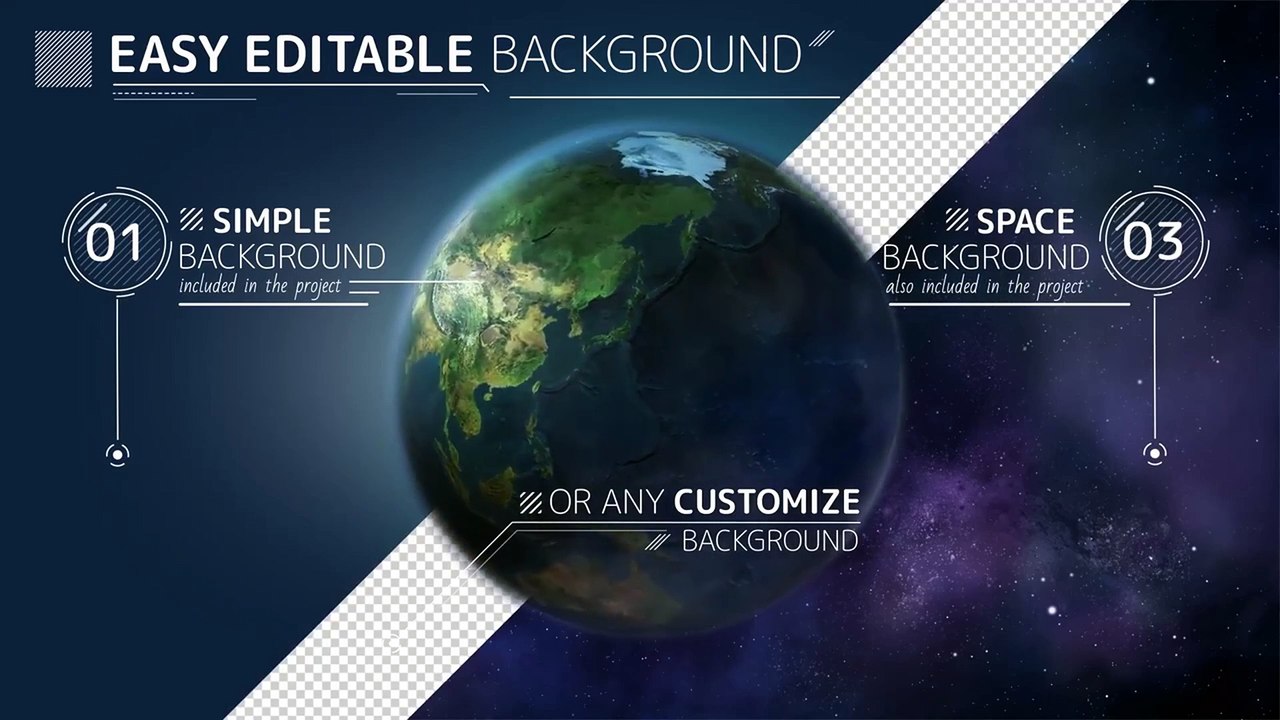 Earth Infographic Elements - AE Template - Worldasr.com