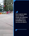 Video viral: dos mujeres salen con un mismo chofer de colectivo y se pelean en la terminal (Gentileza Noticias Merlo)