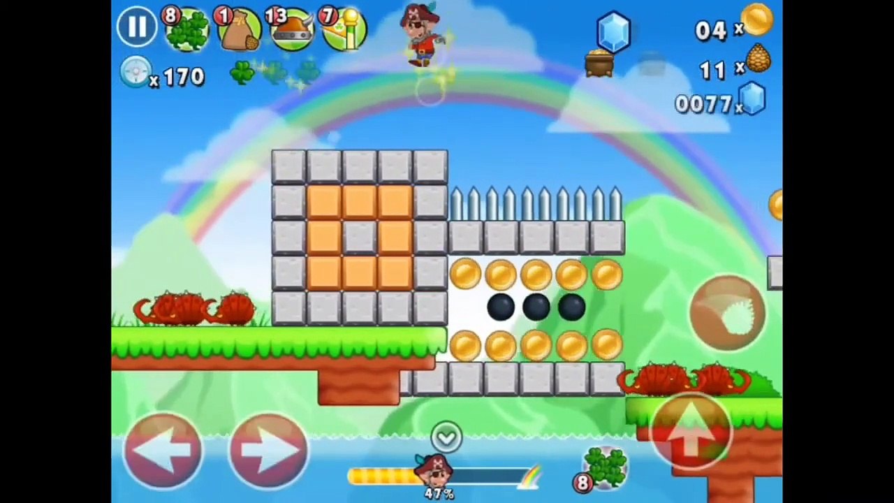 🍀 Lep’s World Walkthrough | World 15🌈