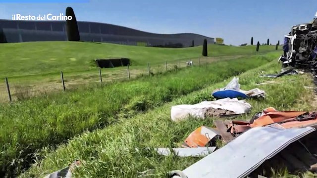 Incidente in A14: il video dello schianto in cui è morto il camionista