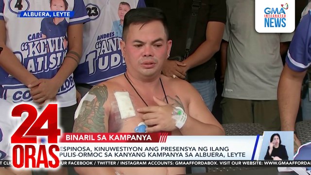 Mayoral Candidate Kerwin Espinosa, lumabas na ng ospital; nangangamba sa kanyang seguridad dahil 7 pulis-Ormoc ang POI | 24 Oras