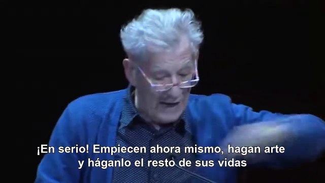 Kurt Vonnegut; Sir Ian McKellen (en español subtitulado)