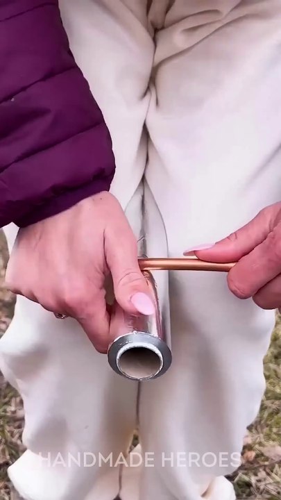 🔥Create a portable outdoor stove using everyday items 🙌🏻
