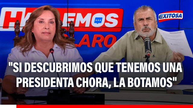 Nicolás Lúcar sobre caso Rolex: Si descubrimos que tenemos una presidenta chora, la votamos