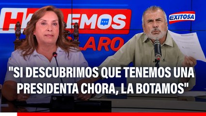 Nicolás Lúcar sobre caso Rolex: "Si descubrimos que tenemos una presidenta chora, la votamos"