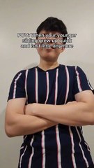 When your younger brother grows faster