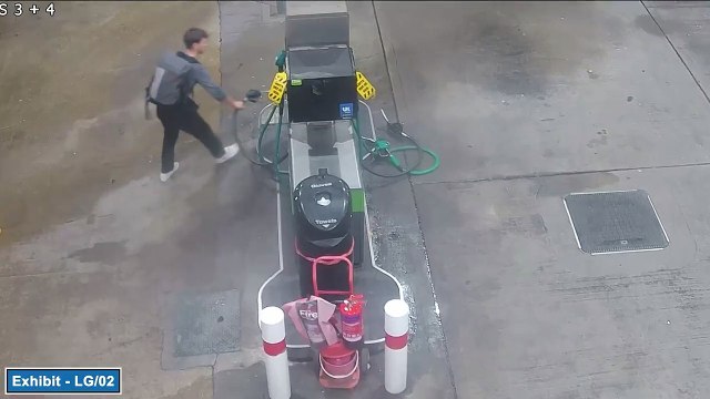 Man tries to start fire at Asda petrol station