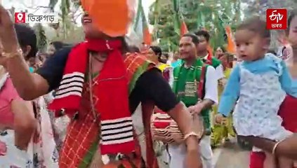 মন্ত্ৰী-বিধায়কৰ নেতৃত্বত বিশাল ৰেলীৰে শক্তি প্ৰদৰ্শন শাসকীয় দলৰ