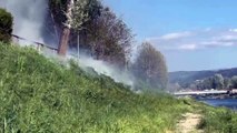 Firenze, principio di incendio ai giardini Caponnetto