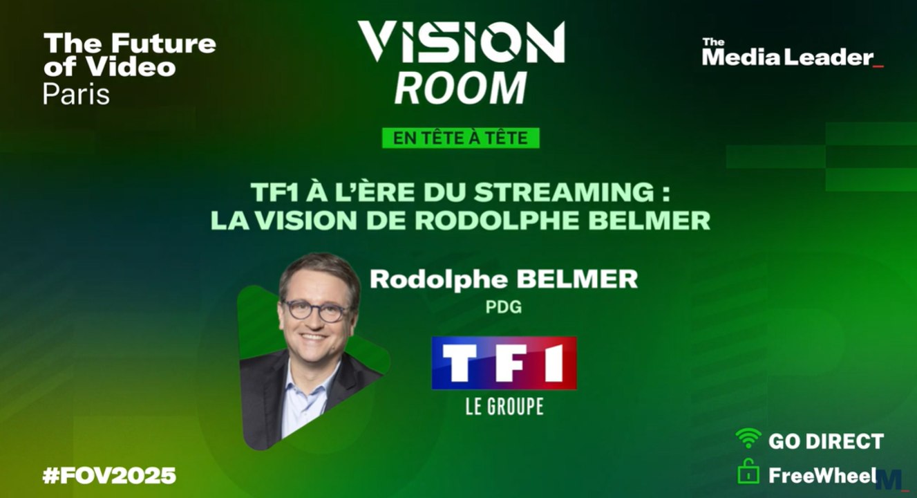 The Future of Video 2025 : TF1 à l’ère du streaming : la vision de Rodolphe Belmer