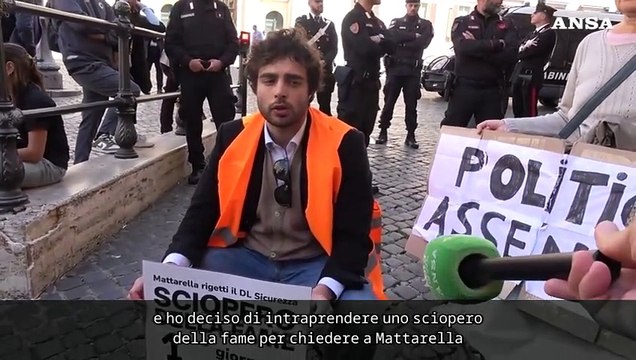 'Stop dl Sicurezza', attivista di Ultima Generazione in sciopero della fame