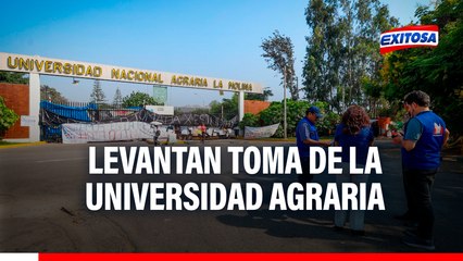 Estudiantes de la Universidad Agraria de La Molina levantan toma del campus tras acuerdos con autoridades