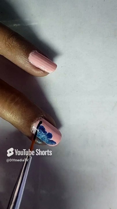 Butterfly nail art #nailart #nails #naildesign #butterfly #tamil #diy