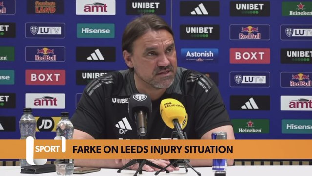 Daniel Farke reveals Leeds injury situation