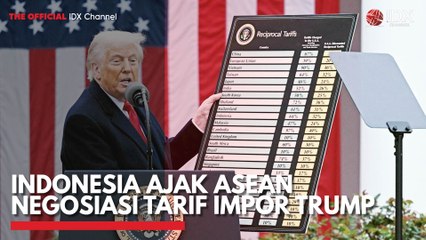 Indonesia Ajak ASEAN Negosiasi Tarif Impor Trump