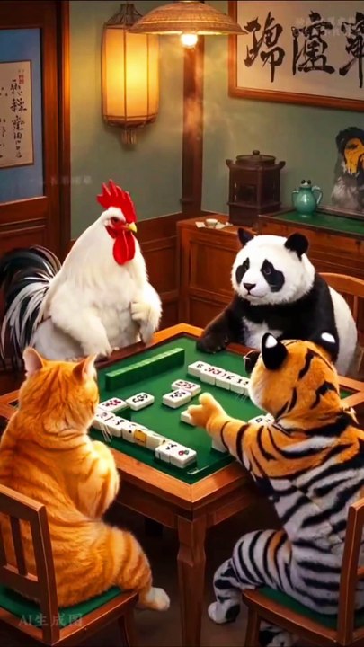 Cat with Hen😂😂😂