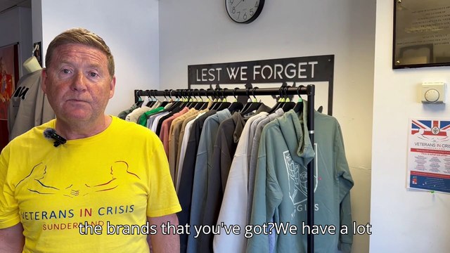 Ger Fowler on the new Veterans into Clothing project being launched in Sunderland