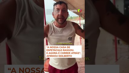 Fortes chuvas rasgam lona de circo de Edilberto e Raíssa, do BBB25 #shorts