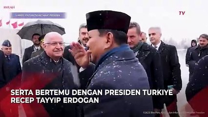 Usai dari Ankara, Prabowo Bertolak ke Antalya Turkiye