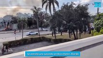 Se estrelló una avioneta en Boca Ratón, Florida