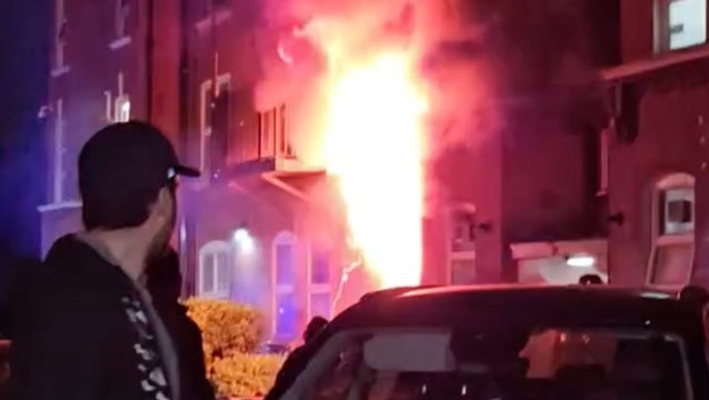‘E-bike batteries’ spark huge blaze at east London apartment block