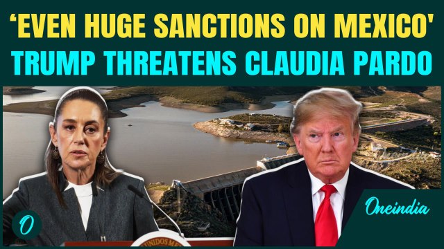Trump Calls MEXICO 'Thief': After tariff U.S President Wages New War, SANCTIONS For 'Stealing' Water
