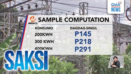 Meralco, may P0.72/kWh na dagdag-singil sa kuryente ngayong Abril | Saksi