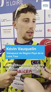 Région Pays de la Loire Tour : le vainqueur Kevin Vauquelin met son coéquipier sarthois sur le devant de la scène