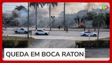Avião de pequeno porte cai em avenida movimentada da Flórida, nos EUA